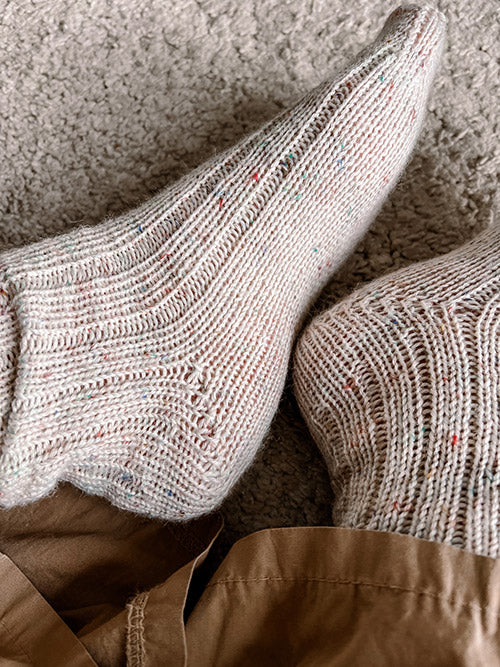 Ribbed socks