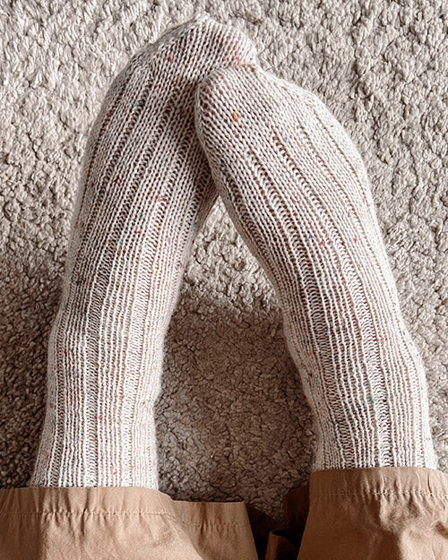 Ribbed socks
