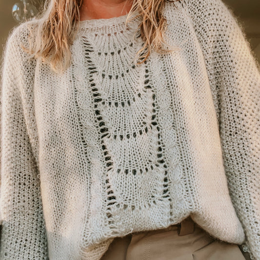 Knit pattern muslinge sweater