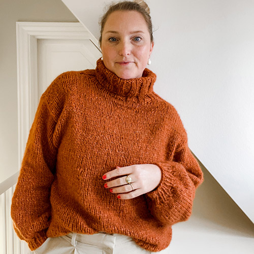 Nem strikkeopskrift for begynder Kan Selv Sweater